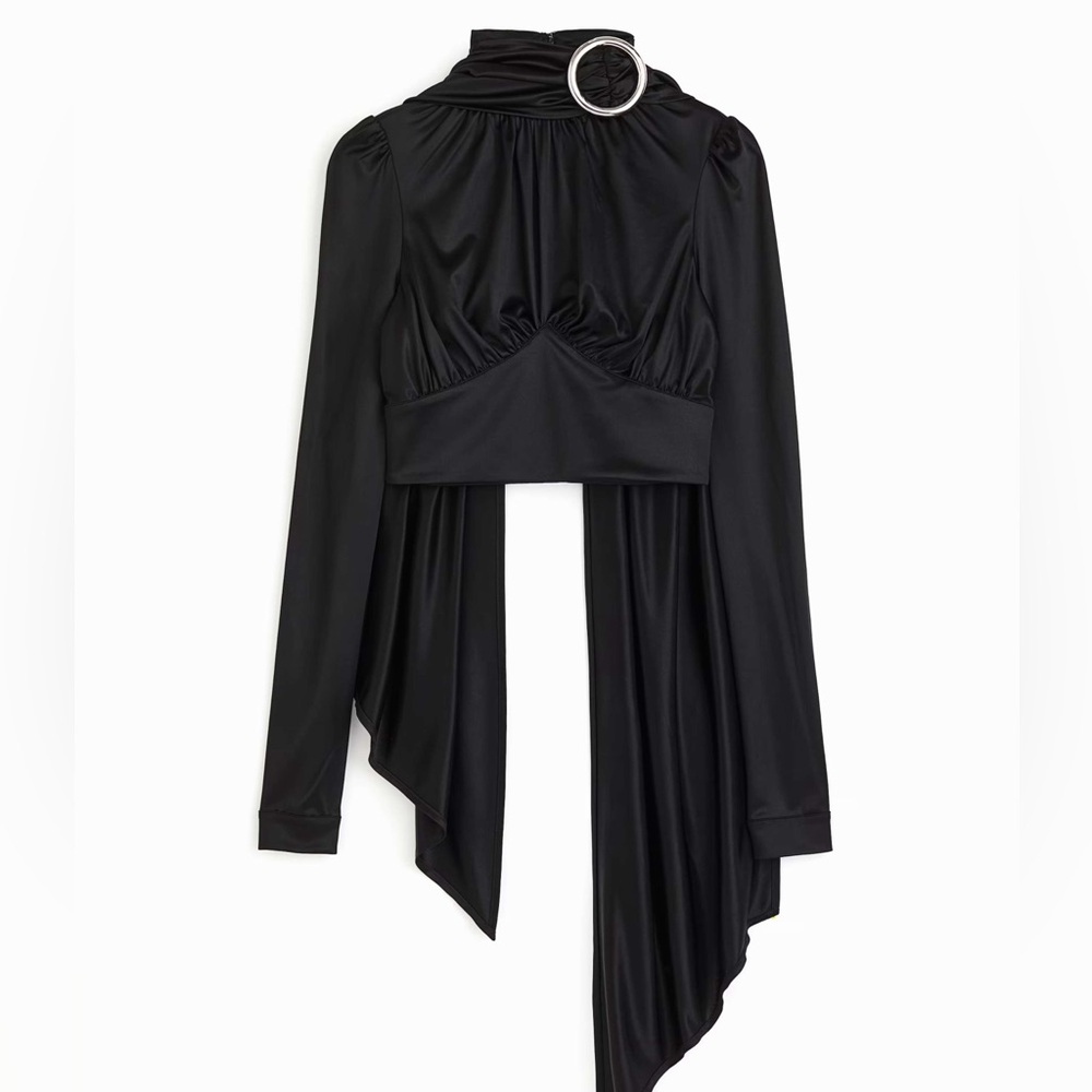 Rabanne x H&M Jersey Top with Buckle Detail